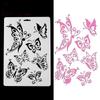 3PCS Butterfly Stencils for Wall Painting DIY Scrapbooking Photo Album Paper Card Making Craft Decorative Embossing Template