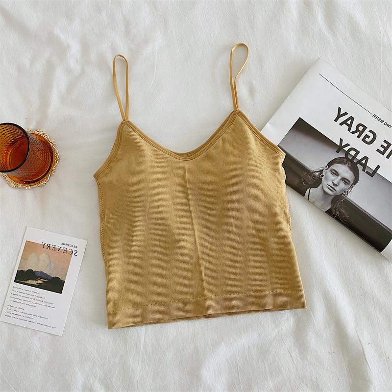 V-образный вырез Slim Fit однотонный топ для летней многослойной одежды или верхней одежды