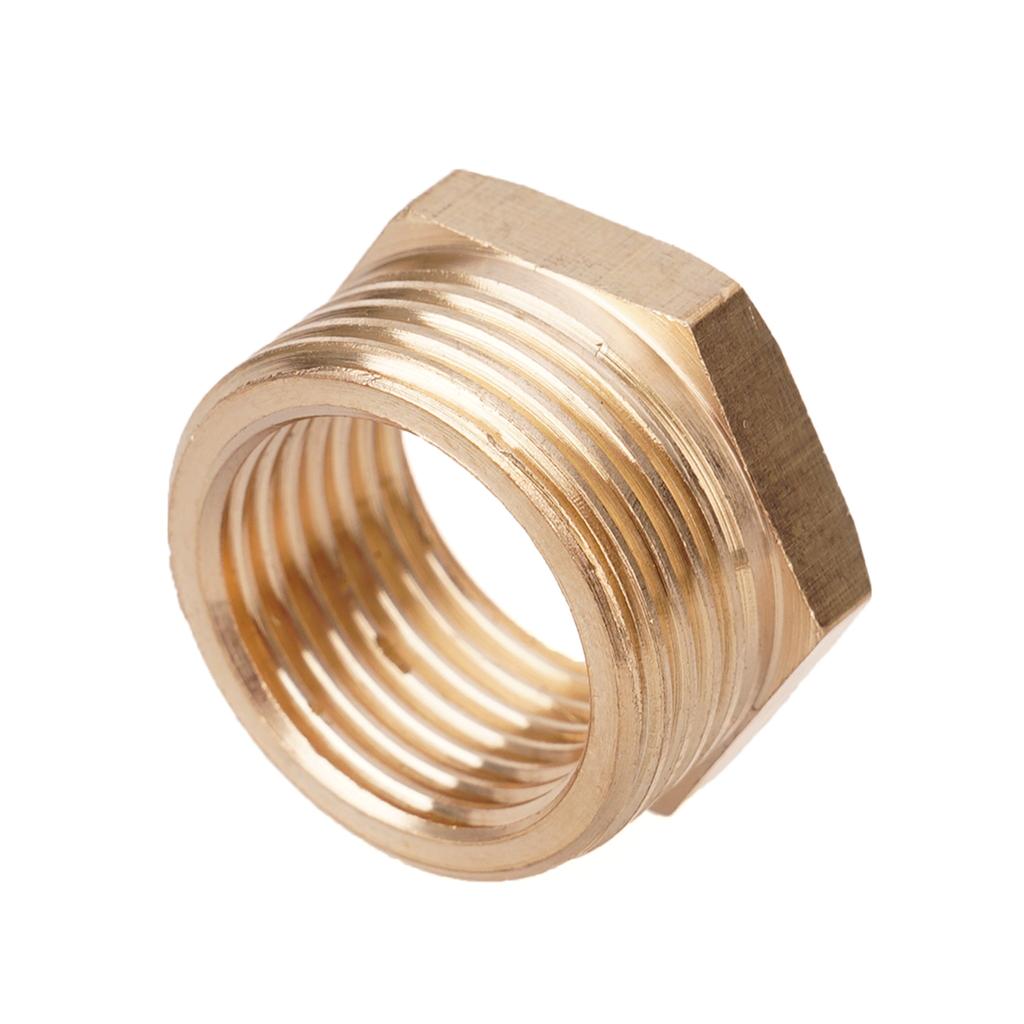 6 шт. 3/4 дюйма наружная резьба на 1/2 дюйма внутренняя резьба трубные фитинги переходной ниппель замена латунная втулка переходник