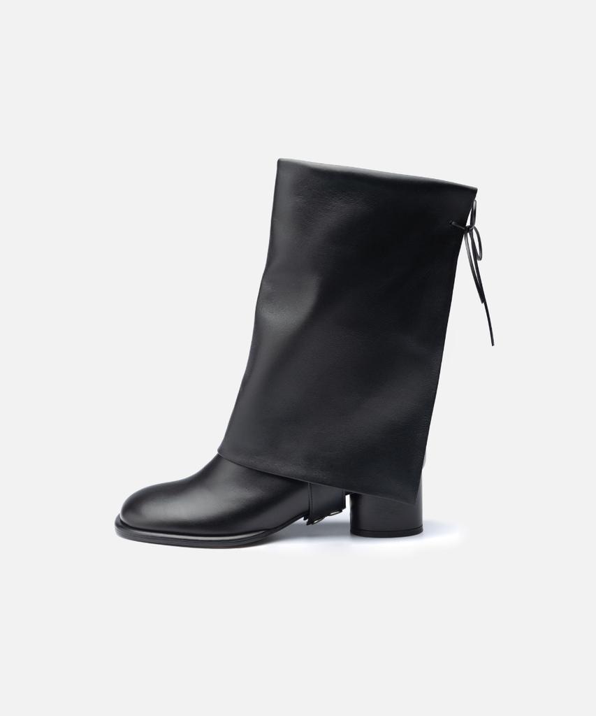 Then Moia Ankle Boots (Long Boot Cover) / Black