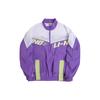 Li Ning Спортивная Мода Серия Цветной Блок Полузастежка Свободная Куртка Стойка Воротник Мужская Куртка Белый Фиолетовый AFDQ189-1