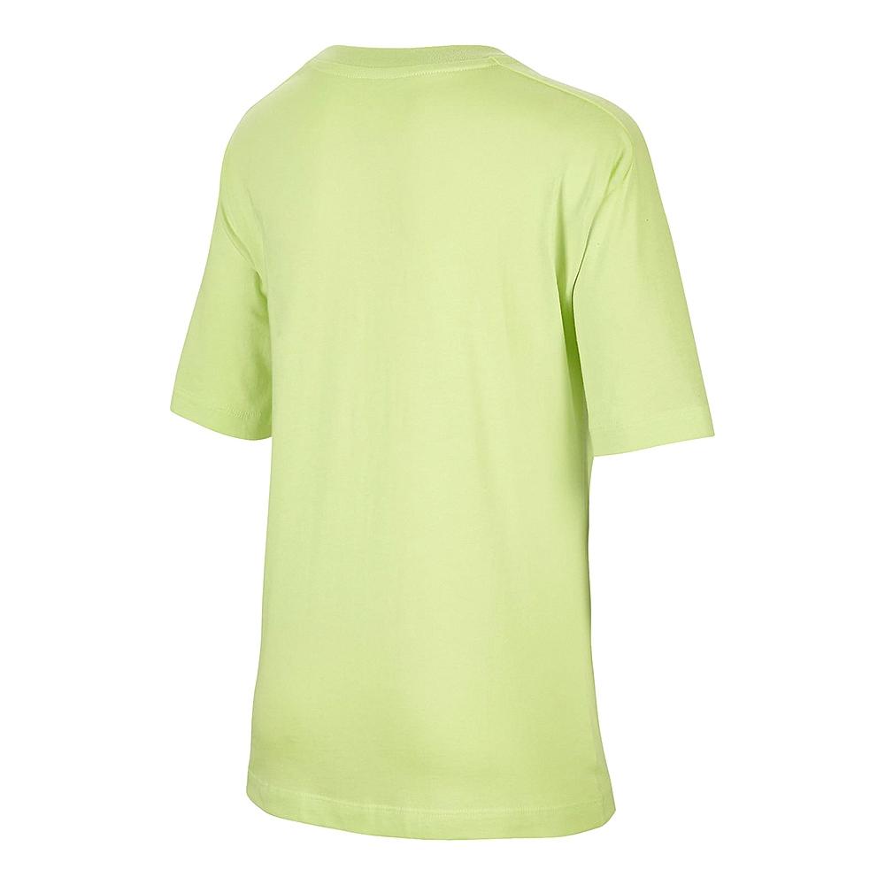 Nike Футболка с коротким рукавом и круглым вырезом Dri-FIT Letter Print, детские топы, зеленая FJ7236-783