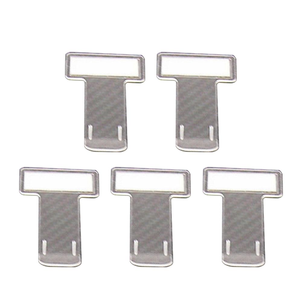 5 Pieces Transparent Car Parking Ticket Holder Clip Plastic Timing Ticket Holder Car Windshield Windscreen Tickets