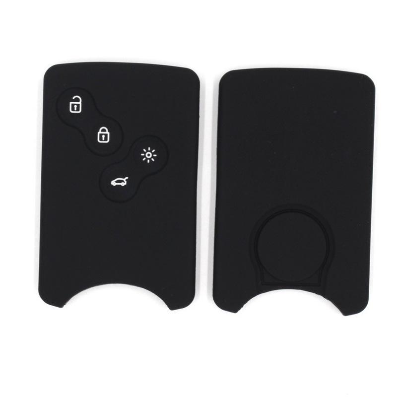 Чехол для 4-кнопочной сигнализации Renault Smart с набором ключей с рисунком смущающего лица