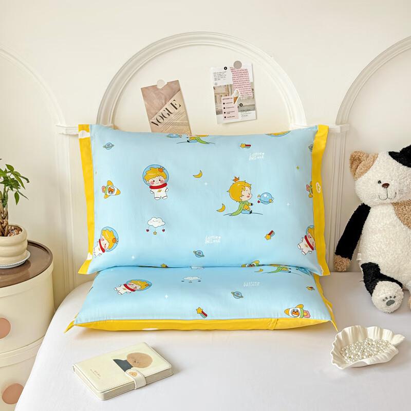 Детский набор подушек с наволочками "Космическое приключение", из длинноволокнистого хлопка (2-Pack)