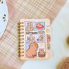 1pc kawaii Mini Planner Notebook Capybara School Supplies New Student Stationery