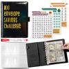 New100 Envelope Savings Challenge Laser A5 Loose-Leaf Binder Budget Binder With Cash Envelopes Money Organizer System