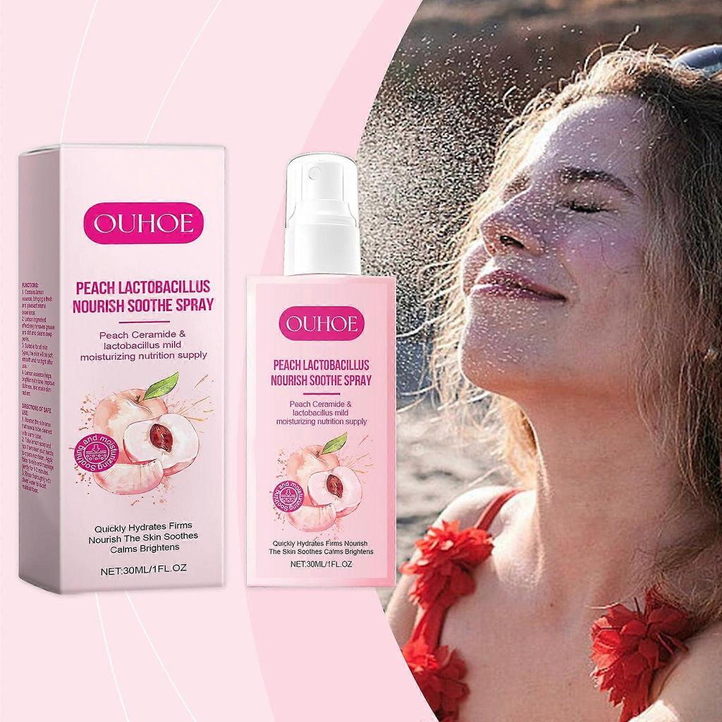 Ouhoe Lactic Acid Facial Spray - Gentle, Moisturizing, Refreshing, Brightens Skin Tone, Nourishing Facial Hydration Spray