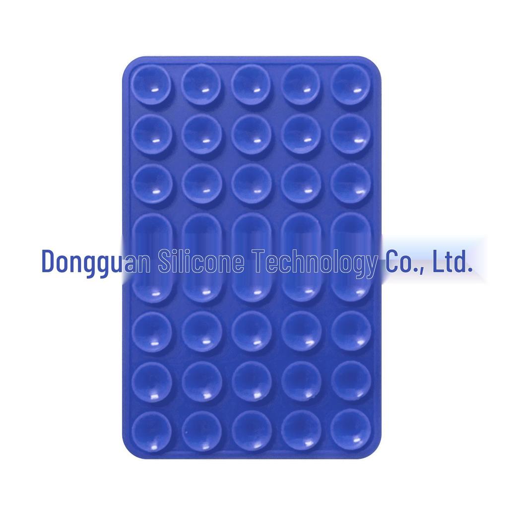 Черная силиконовая противоскользящая подставка для телефона: 24 Портативные, Минималистичные Наклейки на Присосках