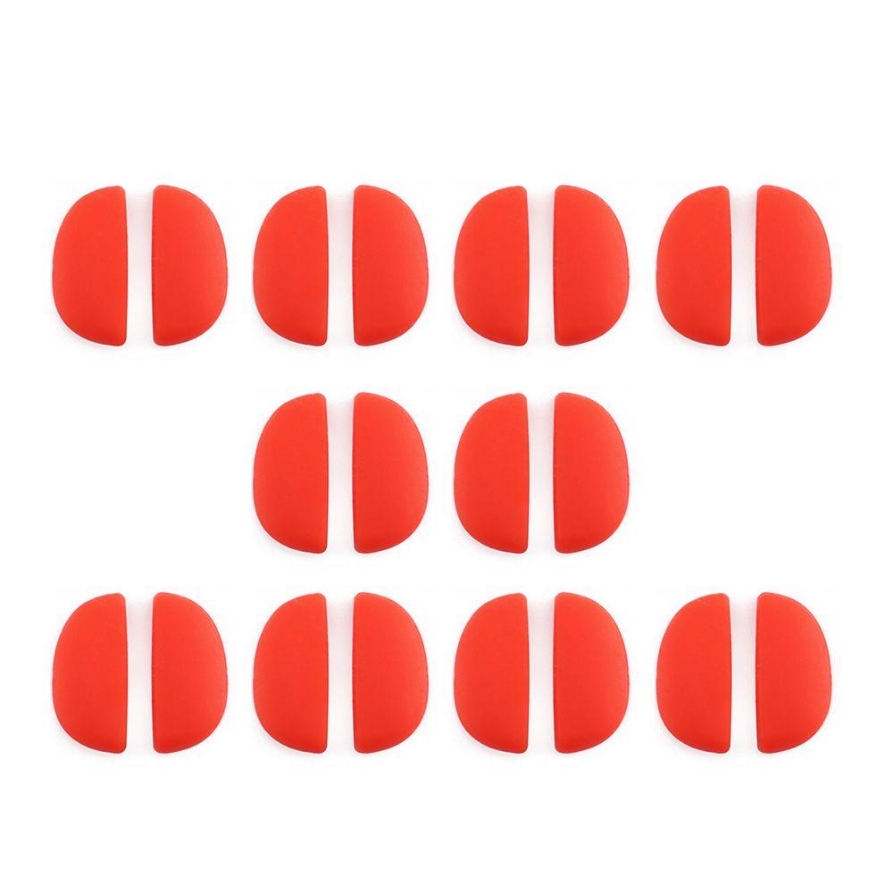 10Pairs/Pack Push On Sunglasses Anti-slip Nosepads Eyeglass Glasses Nose Pads Silicone Nose Pads