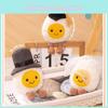 Cute Plush Boiled Egg Graduation Toy With Academic Cap Perfect Gift Idea