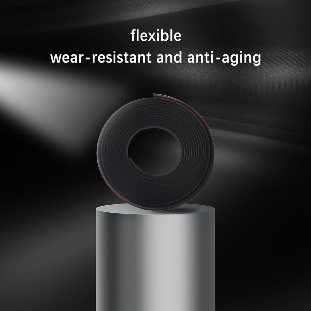 13Ft Automotive Weather Stripping,Super Flexible Z-Shaped Rubber Seal Strip For Reducing Noise & Dust,360° Perfectly Fit Car Weather Stripping Fits