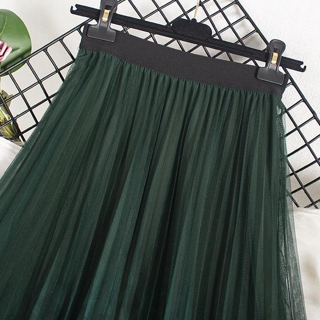 Women Autumn Winter Vintage Skirts Lady Leopard High Waist A-Line Mid-long Female Casual Slim Pleated Skirt