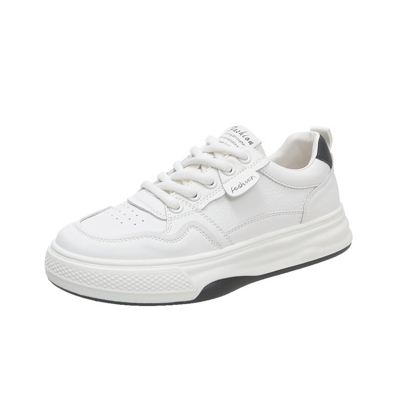 Туфли на платформе белые женские 2025 осень новые универсальные дышащие удобные туфли для серфинга с круглым носком студенческие спортивные и любительские туфли