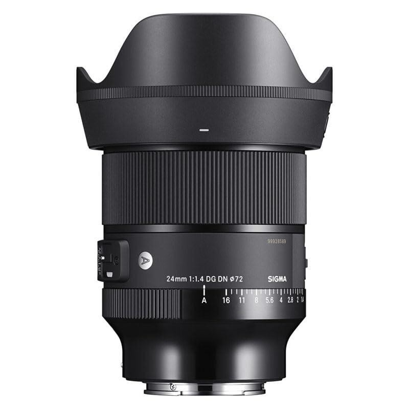 Sigma 24mm DG DN Lens for Sony Mirrorless Cameras F1.4 E-Mount, Wide-Angle, Full-Frame