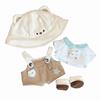 1 set Outfit Cotton Doll's Clothes Bear Hat Plush Doll Clothes  20cm Cotton Doll