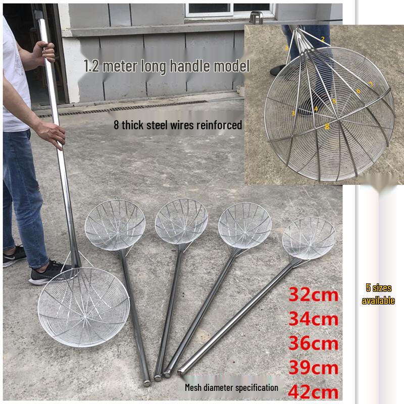 Stainless Steel Long Handle Skimmer Ladle