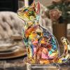 Элегантные экзотические кошки, настольные декоративные скульптуры, украшения для дома и офиса, классические животные, тематические украшения на День благодарения 2026