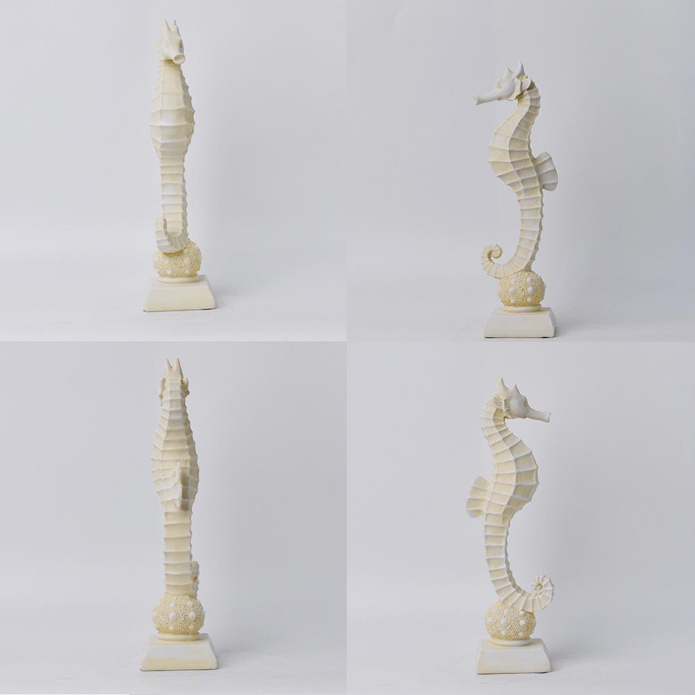 Ocean-Themed Mediterranean Decorations: Starfish, Seahorse, and Conch for Living Room or Restaurant