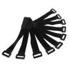 10 Pcs/Set Fishing Rod Strap Fixing Belt Magic Sticker Elastic Universal Pole Ti