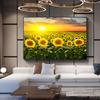 Classical Sunflower Modern Landscape Sunset Canvas Painting Posters and Prints Wall Art Pictures Living Room Home Decor No Frame
