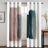 Популярная скандинавская абстрактная оконная штора, бохо-цветная штора Morandi, украшение для гостиной, спальни, 2 шт.