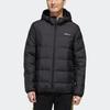 Adidas Neo Trans Down Jacket With Hood, Windproof and Warm, Winter Sports Outerwear Men Outerwear Black GM2325