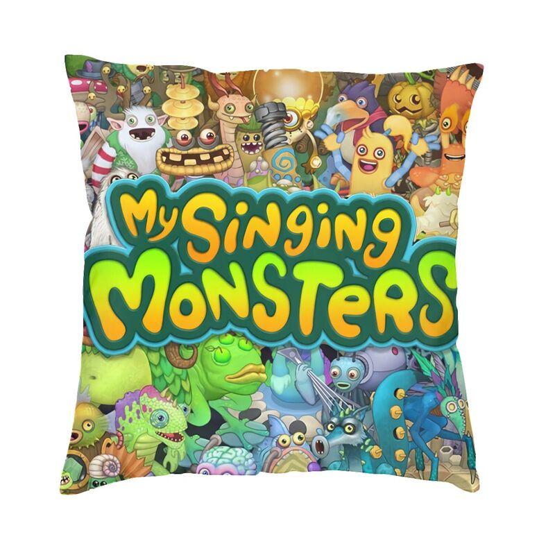 Наволочка Подушка Декорация My Singing Monsters Квадратная Подушка для Дивана Подушки Декоративные Видеоигра Приключения Двусторонний Принт