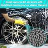 Microfiber Cleaning Cloths for Cars - 2 Pack Chenille Microfiber Wash Pads Gray Car Wash Pad for Gentle Cleaning of Cars Motorcycles Boats,Soft and