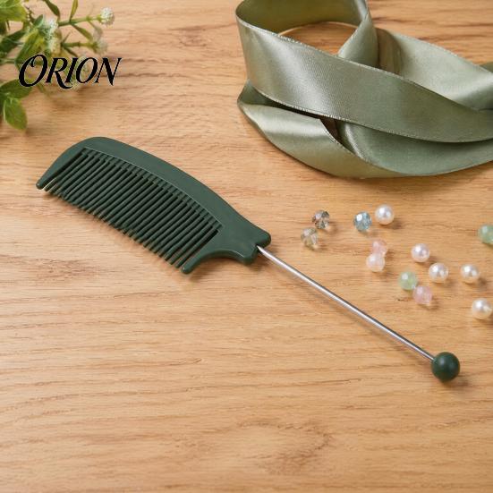 Пластиковая расческа для волос, расческа с бусинами для DIY, с частыми зубьями для укладки, "хвост крысы", аксессуар для домашнего ухода с пустой планкой, для распутывания волос, для мужчин, женщин, стилистов, декоративная