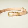 We Original All Leather Collar Natural GOOD MANNERS DOG SERIES - (L) /