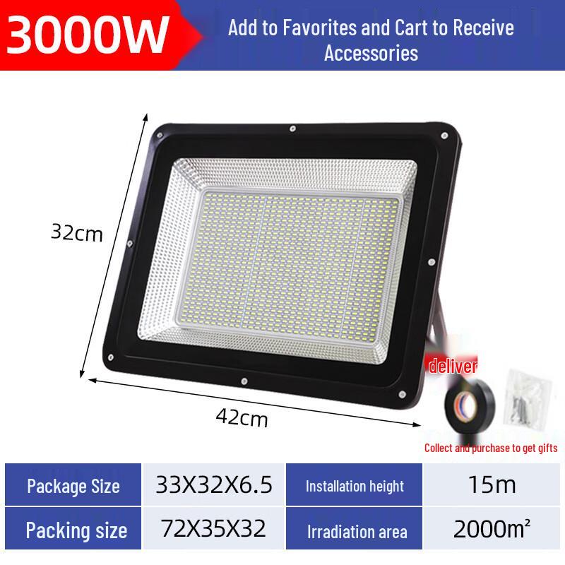 High-Power Square Outdoor LED Floodlight