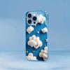 Мечтательный синий небо-облачный принт для чехла iphone 17 для coque iphone Модный чехол fundas Стекло для iPhone 17 16 15 14 13 pm Pro Plus