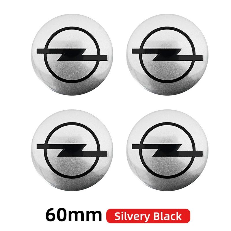 4pcs 3D 56mm 60mm 65mm Car Wheel Hub Centre Cap For Opel Badge Emblem Hub Center Cover Car Logo Sticker Styling Accessories