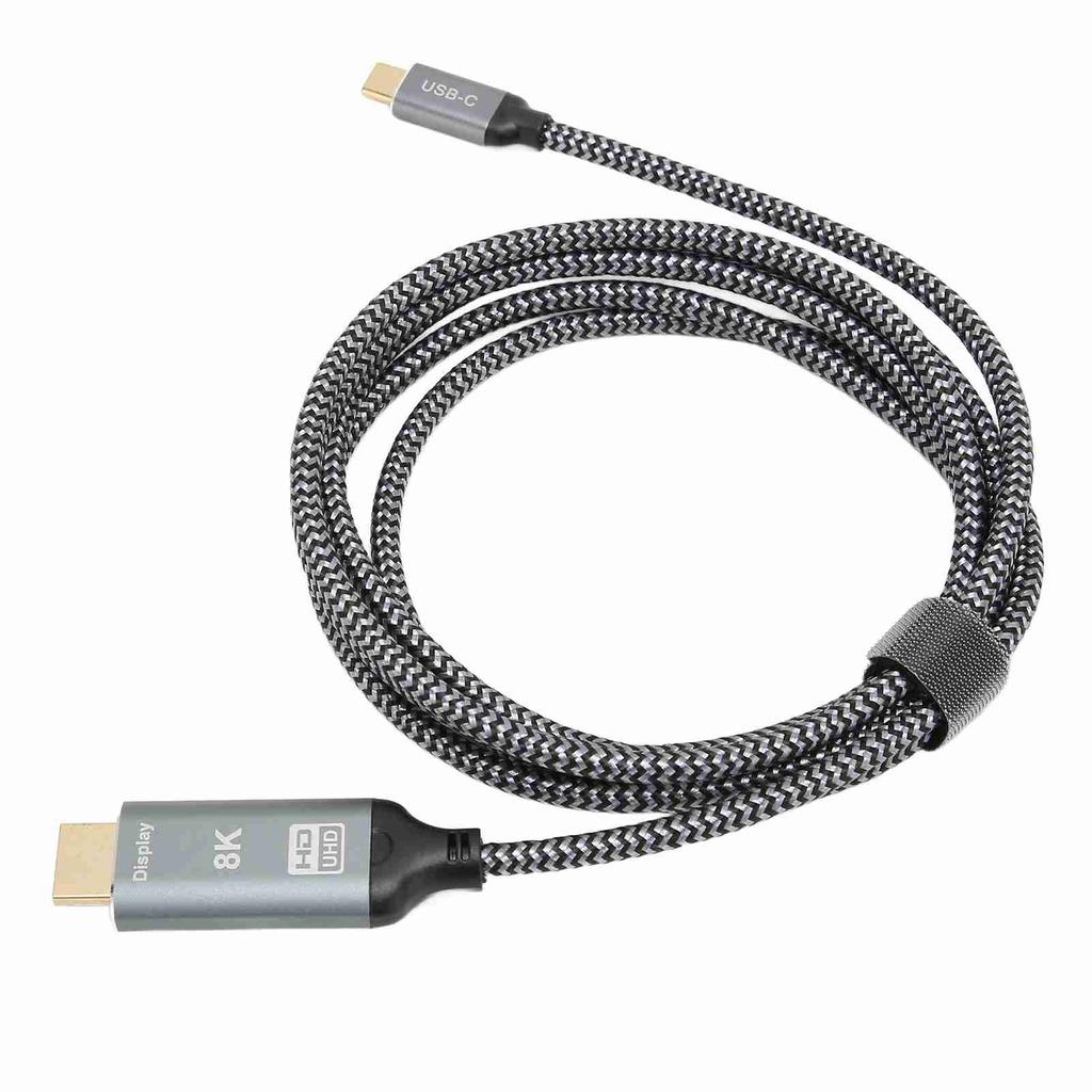 8K USB C To HD Multimedia Interface Adapter Cable Male To Male USB3.1 Type C To HD Multimedia