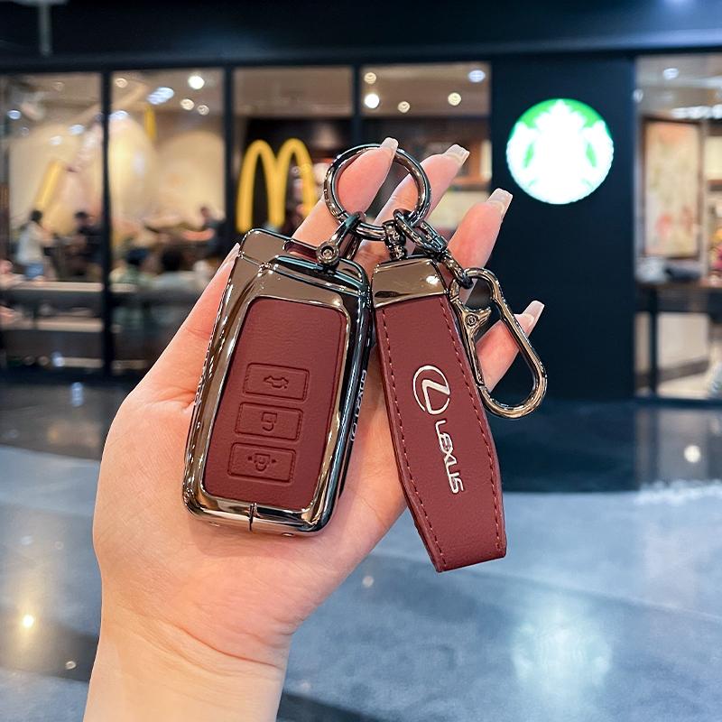 WQB1 Gun Car Key Cover Case Shell Fob Holder For Lexus NX ES UX US RC LX GX IS RX 200 250h 350h LS 450h 260h 300h UX200 Accessories