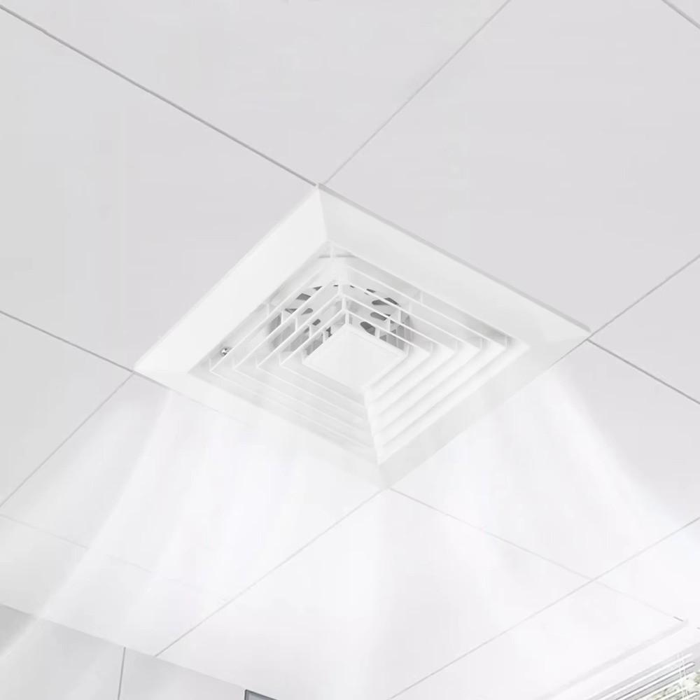 Noise Reduction Integrated Ceiling Ventilation Fan ABS Noise Reduction Fan For Kitchen Bathroom