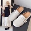Large Size Boken Shoes French Retro Bag Head Half Slippers Women Wear Lazy Single Shoes 2025 Spring and Summer New Flat Shoes