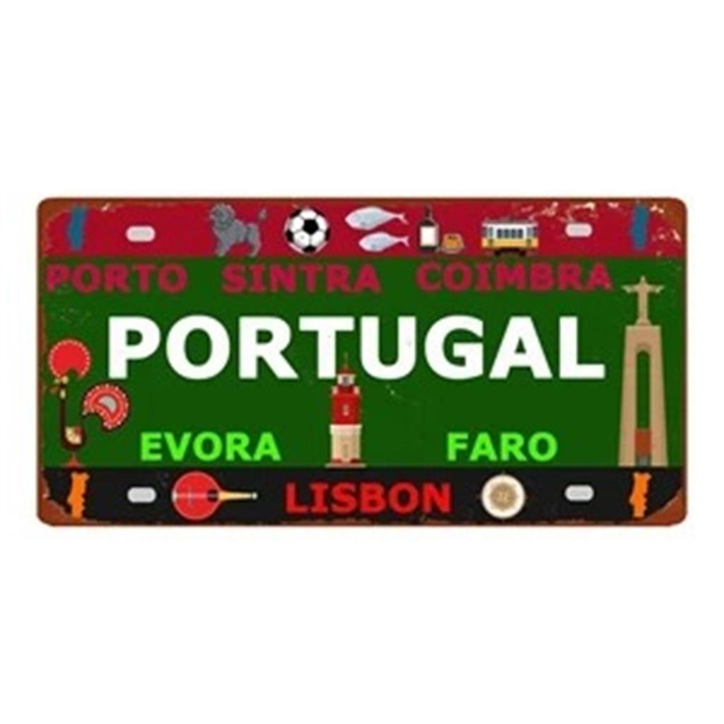 Israel Turkey Greece Iceland Country City Car License Plate Metal Tin Sign Plaque For Bar Club Home Man Cave Workshop Decoration