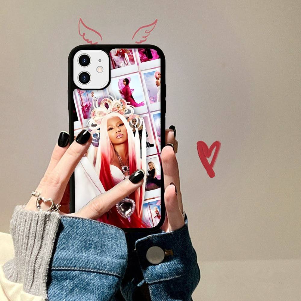 Чехол для телефона N-Nicki Singer Minaj для iPhone 17 16 15 14 13 12 11 Pro Max Plus, ударопрочная задняя крышка из ПК+ТПУ