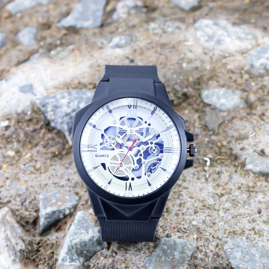 New Fashion Luxury Man Big Militray Sports Silicone Watch Men Business Wristwatches Students Clock Quartz Watches Reloj Hombre