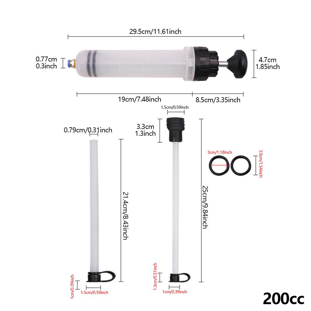 200cc 500cc Автомобильные экстракторы жидкостей Насосы Шприцы для замены масла с шлангом Ручные всасывающие и заливные устройства для топлива Автомобильная замена масла