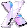 IPhone Samsung Huawei Honor Xiaomi Redmi OPPO Realme Vivo uchun shaffof telefon g'ilofi, zarbaga chidamli, yumshoq silikon orqa qopqoq