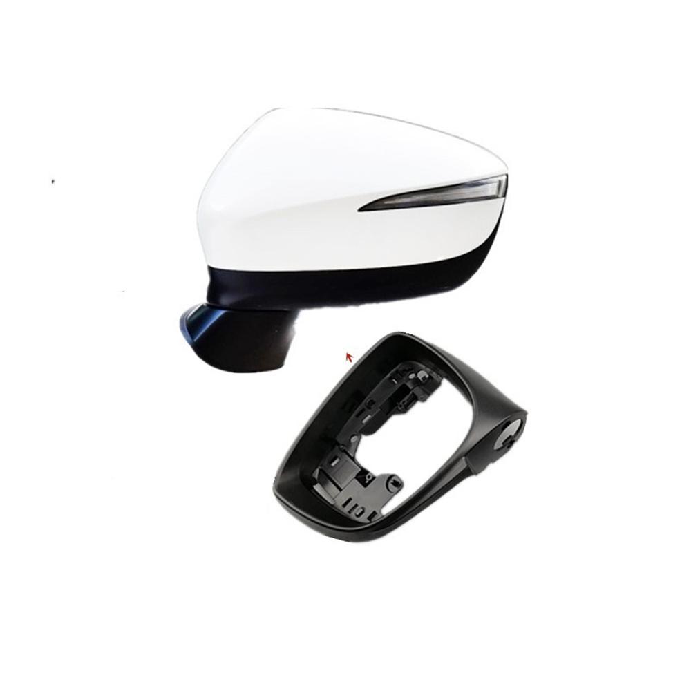 1 шт. Рамка зеркала заднего вида двери левого переднего крыла для Mazda CX-5 2015-2016 CX-3 2016-2019