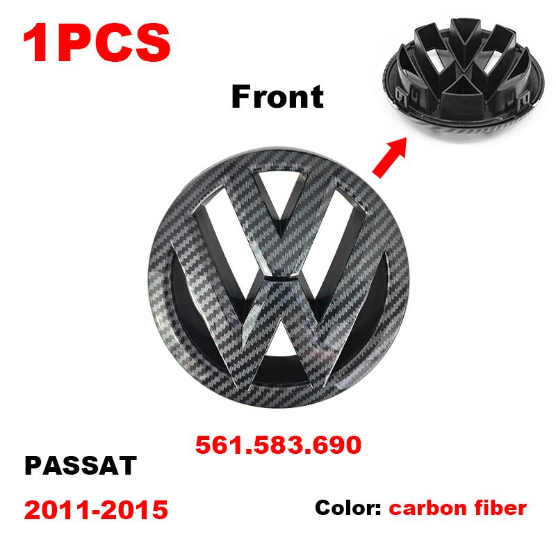 148mm 99.5mm ABS Emblem Car Front Hood Rear Boot Tailgate Bonnet Logo Sticker For Volkswagen PASSAT B6 B7 2011-2015 Accessories