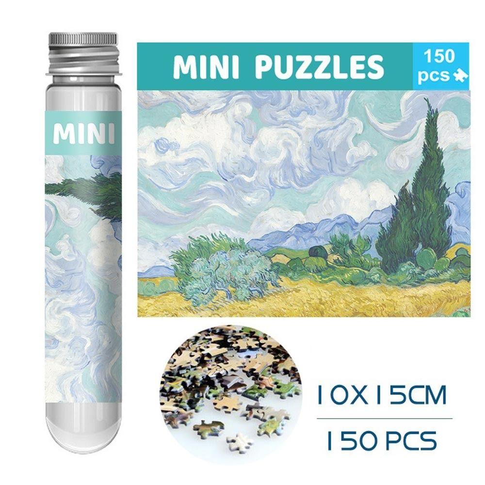 150PCS/Set Oil Painting Oil Painting Jigsaw Gifts Decompression Game Jigsaw Puzzles Adult Children