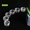 Mini Cream Jar Transparent Empty Bottle Lip Balm Container Cosmetic Bottles  For Nail Arts