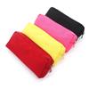 Office Black Canvas Pencil Case School PencilCase for Boys Girls Simple Candy Color Large-capacity Pencil Cases Stationery Cosmetic Bag