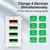 QC3.0 4-Port USB Rapid Charger for EU/UK/AU Plugs - Multi-Device Fast Charging
