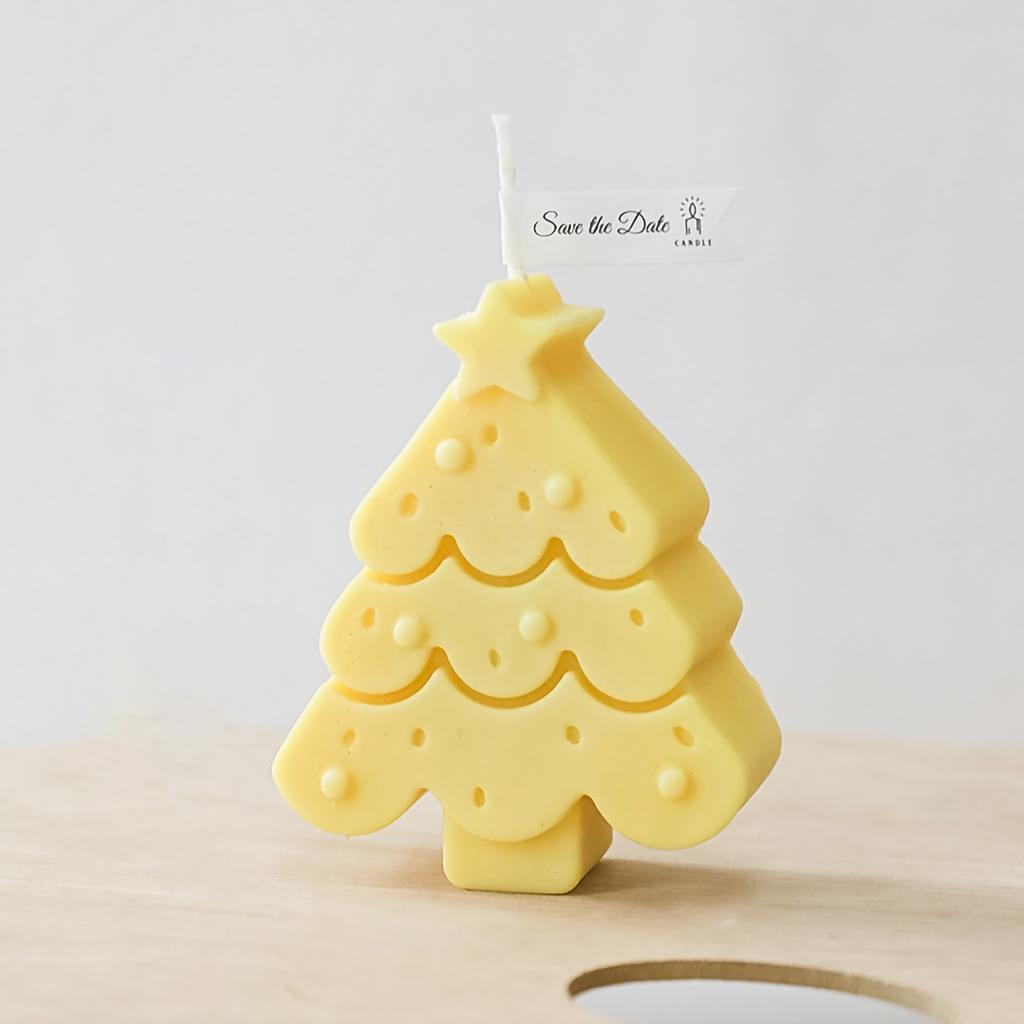 Рождественская елка Ароматерапия Свеча в форме дерева Свеча Рождественское украшение для дома Настольные поделки Подарок